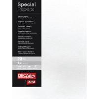 DECAdry Дизайн-бумага "Decadry. Снег", текстурная, А4, 90 г/м2, 20 листов