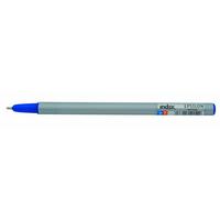 Index Ручка шариковая "Epsilon", серый корпус, 1 мм, синяя