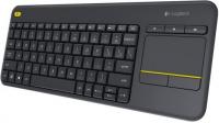 Logitech Клавиатура Wireless Touch Keyboard K400 Plus черный USB 920-007147