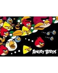 Hatber Папка-конверт "Angry birds", А4, черная