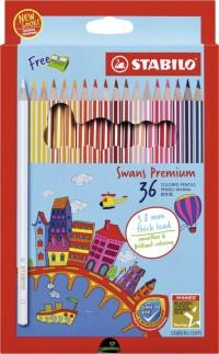 STABILO Набор цветных карандашей &quot;Swans Premium Editional&quot;, 36 цветов