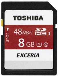 Toshiba Карта памяти SDHC 8Gb Class 10 THN-N301R0080E4