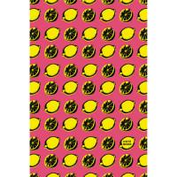 Канц-Эксмо Книга для записей "Орнамент. Лимоны", А5, 160 листов, клетка