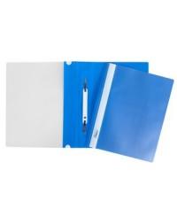 Hatber Папка-скоросшиватель, А5, 140/180 мкм, синяя