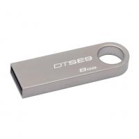 Kingston DataTraveler SE9 8Гб, Серебристый, металл, USB 2.0