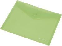 PANTA PLAST Папка-конверт на кнопке "Focus", А4, зеленая